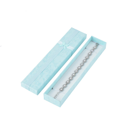 12Pcs (B10-82-BA) Baby Blue Fashion Bracelet  Boxes