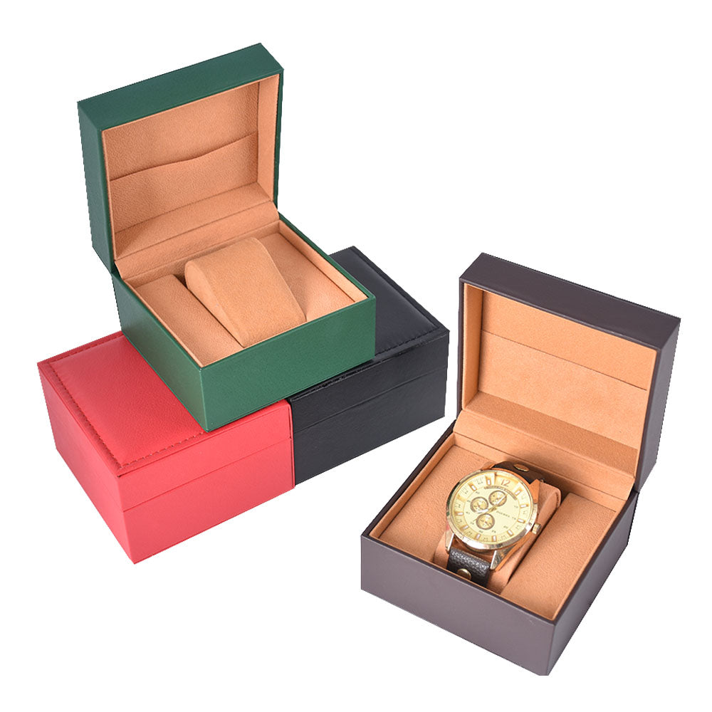 4 1/2’*4 3/8’’*3’’  Black Single Watch Boxes