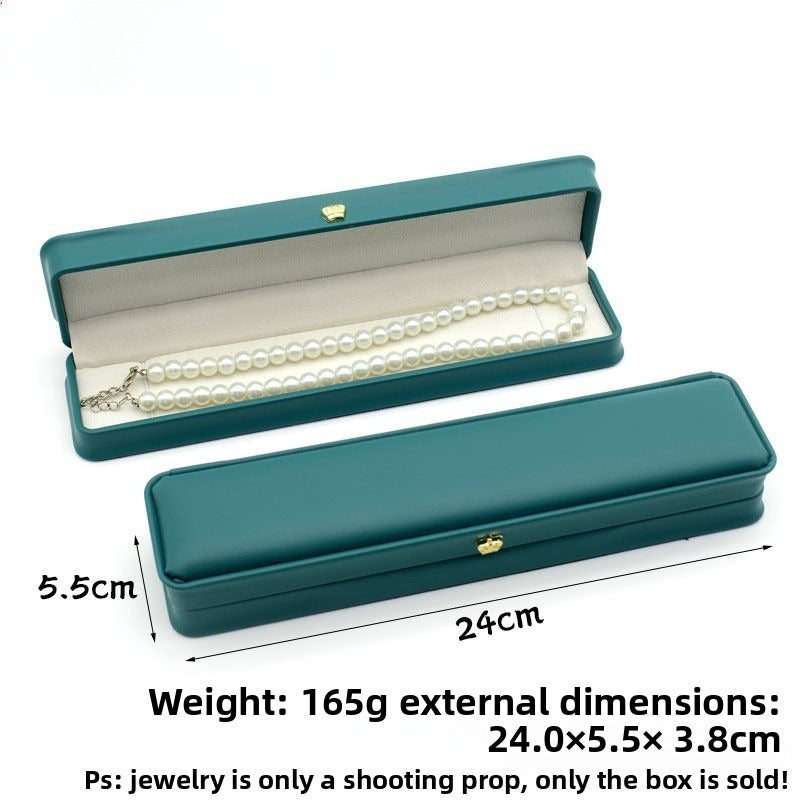 Crown Waist PU Jewelry Box