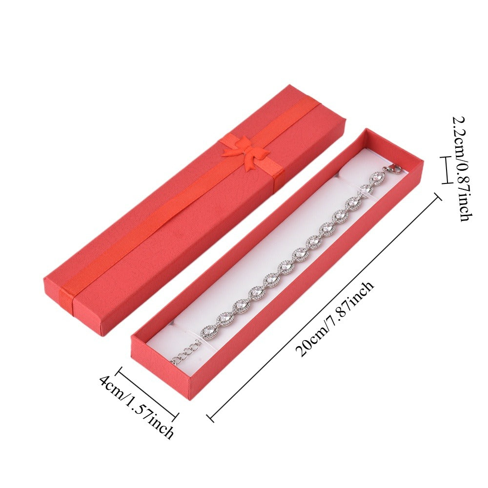 12Pcs (B10-82-R) Red Fashion Bracelet  Boxes