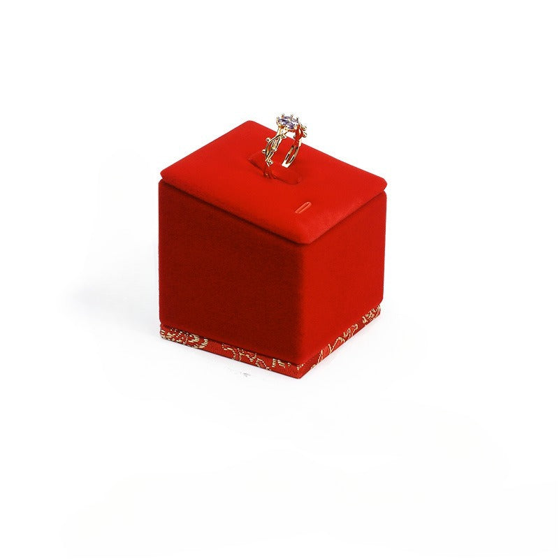 Leather Ring Display Stand, Premium Jewelry Ring Holder for Live Sales
