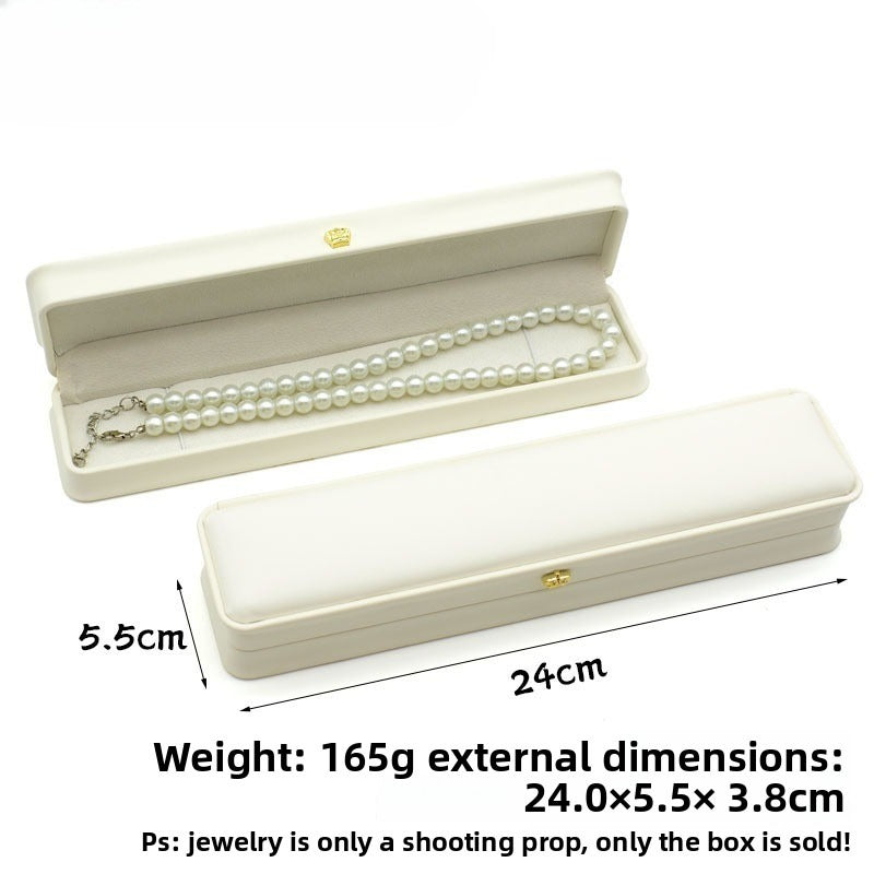 Crown Waist PU Jewelry Box