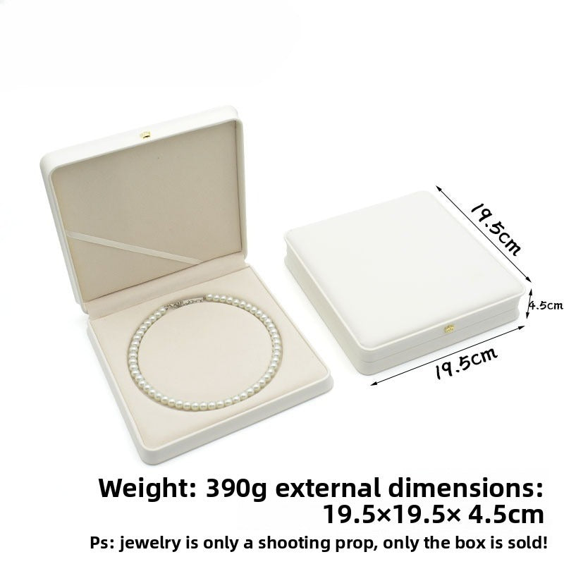 Crown Waist PU Jewelry Box