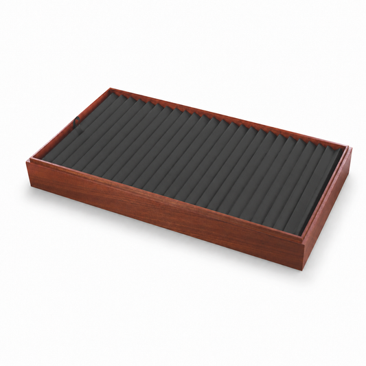 black wooden front