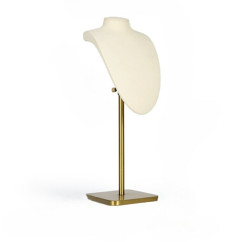 Premium Metal Necklace Display Bust for Jewelry Showcase