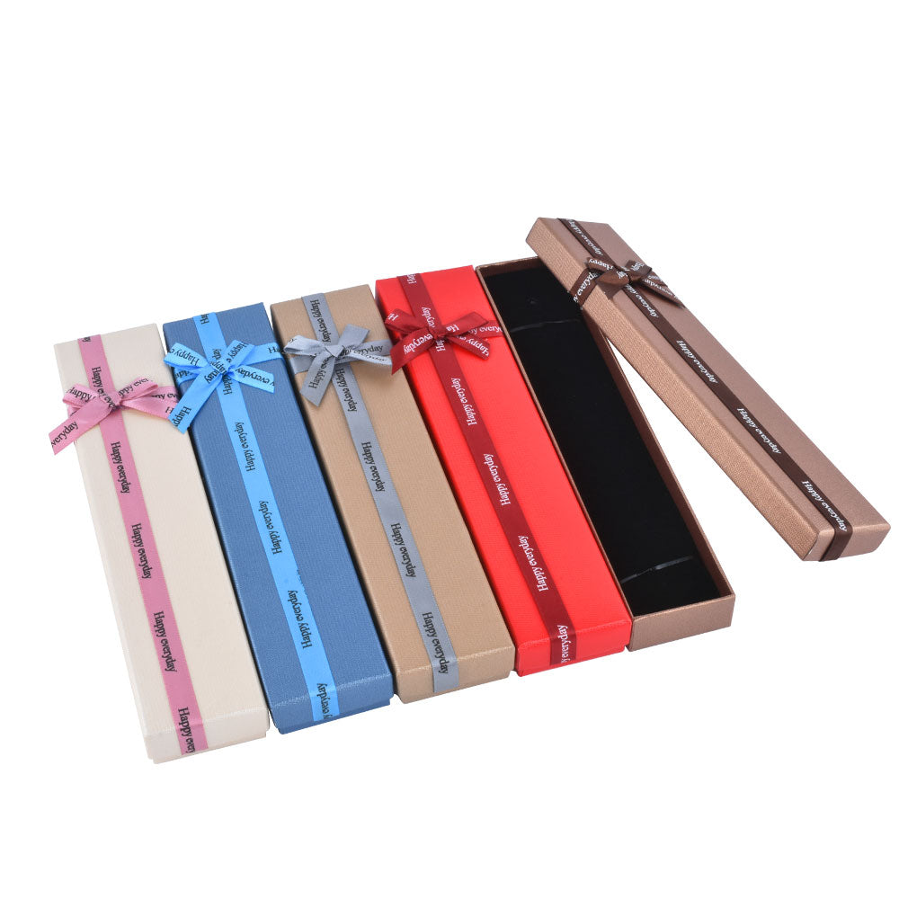12PCS (B1582-X8) Fashion Bow Tie Bracelet Boxes With 6 Colors