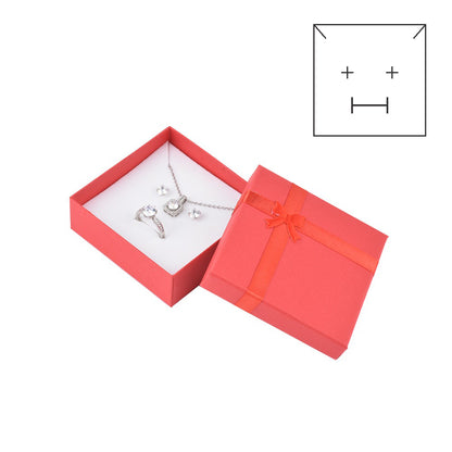 12Pcs (B10-44-R) Red Fashion Necklace  Boxes
