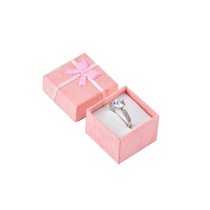 24Pcs (B10-22-PEA) Pink Fashion Ring Boxes