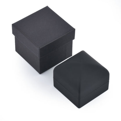 12PCS (LB02R-BK) New Design Black Led Light Ring Box