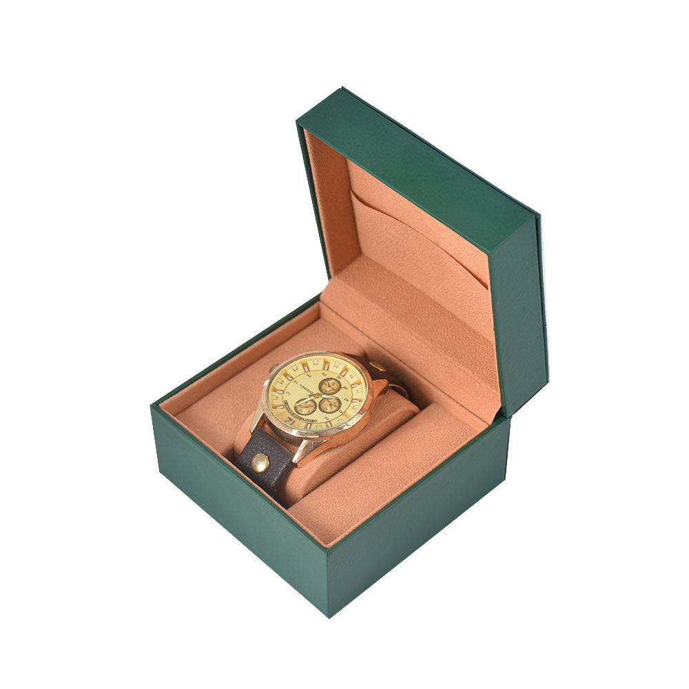 4 1/2’*4 3/8’’*3’’ Green Single Watch Boxes