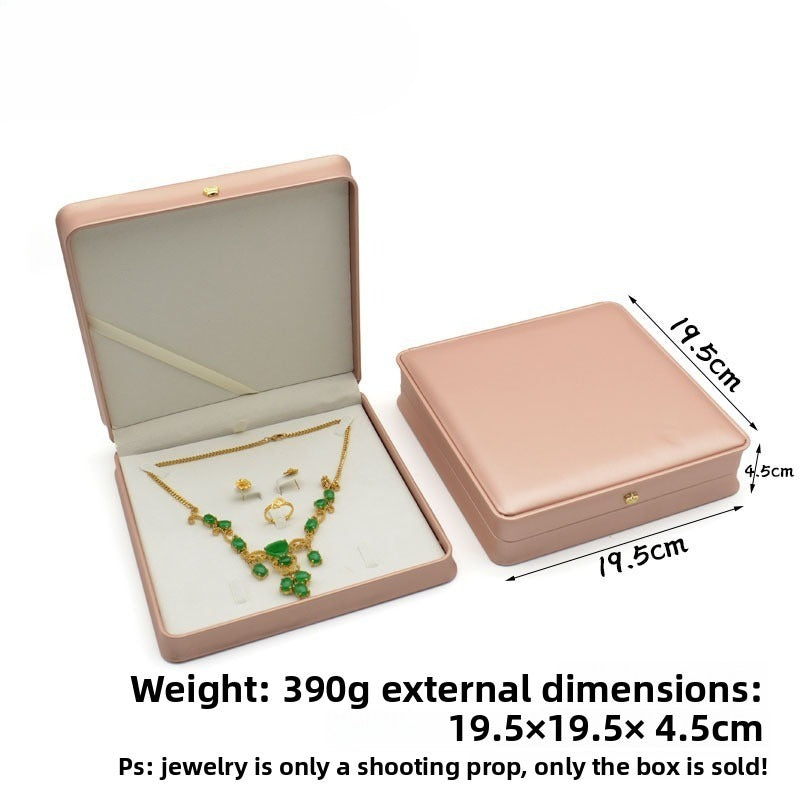 Crown Waist PU Jewelry Box