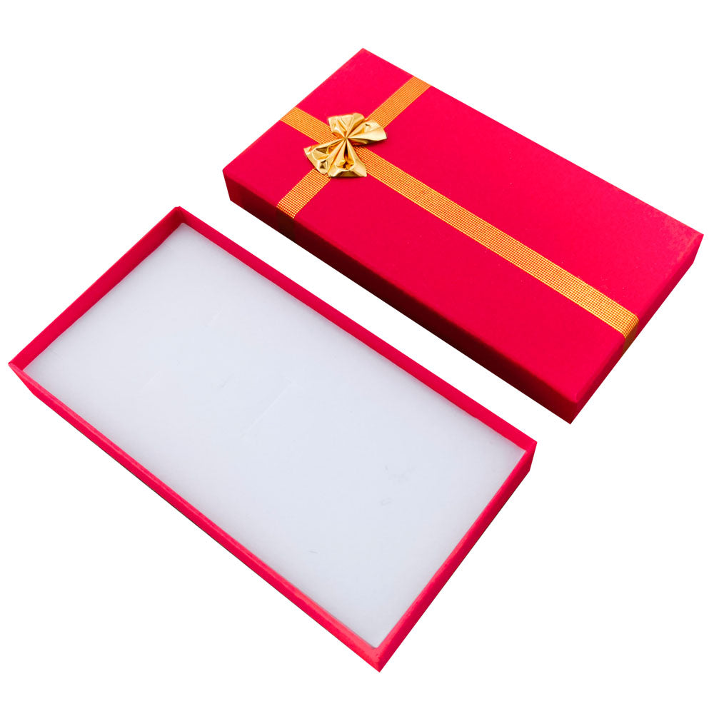 B09 Fashion Red Cardboard Jewelry Boxes