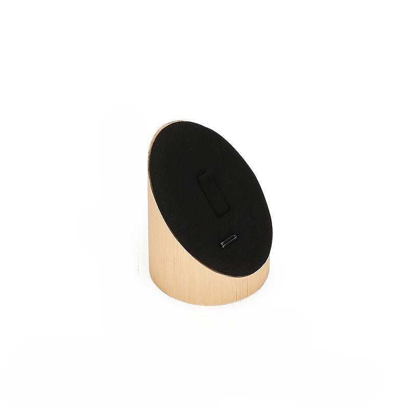 Black Microfiber Jewelry Display Stand