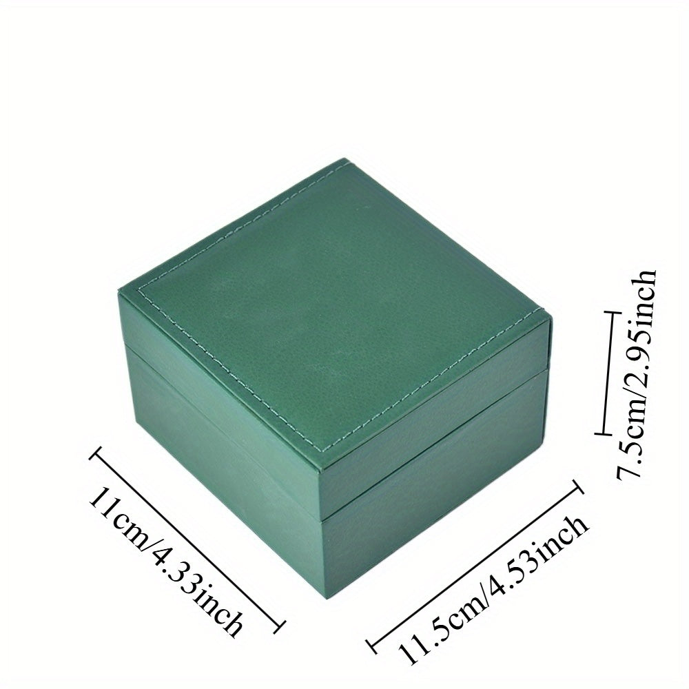 4 1/2’*4 3/8’’*3’’ Green Single Watch Boxes
