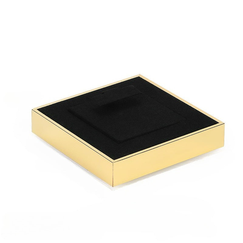 Black Microfiber Jewelry Display Set for Necklace, Ring & Earring Stand