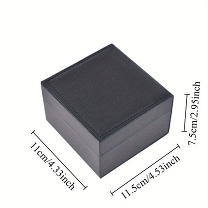 4 1/2’*4 3/8’’*3’’  Black Single Watch Boxes