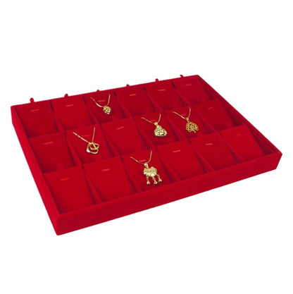 Red Flannel Jewelry Tray