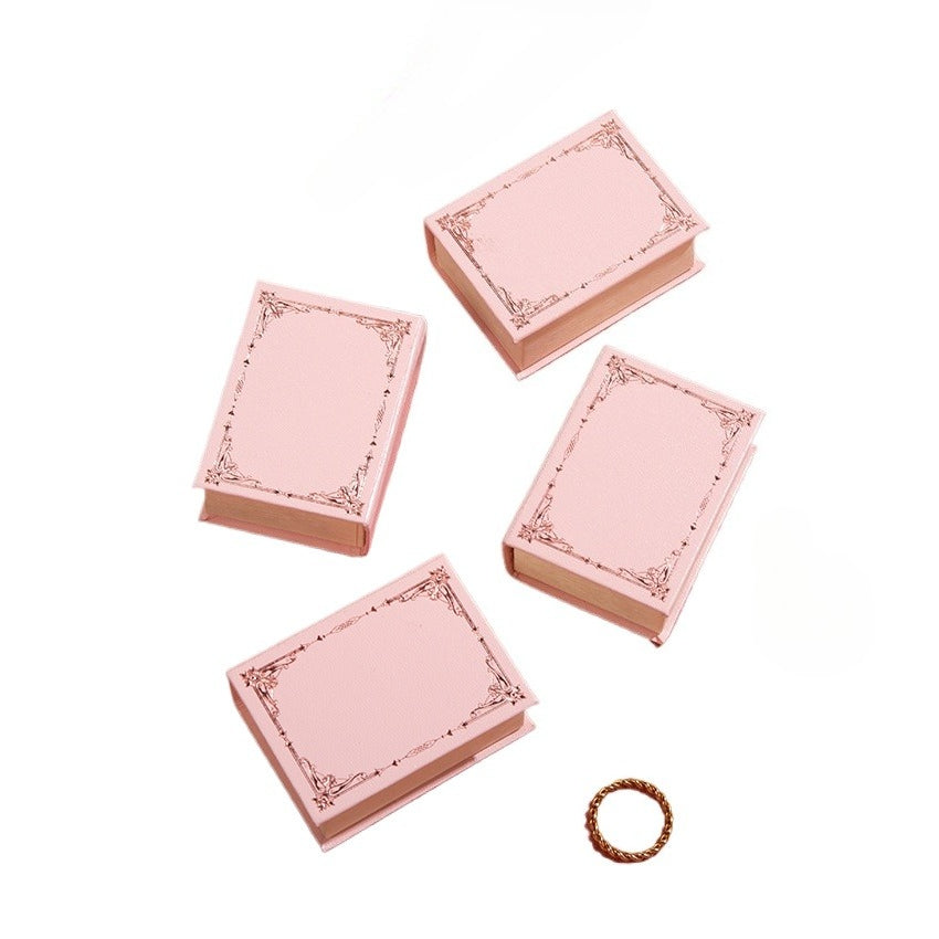 Retro Jewelry Book Shape Box
