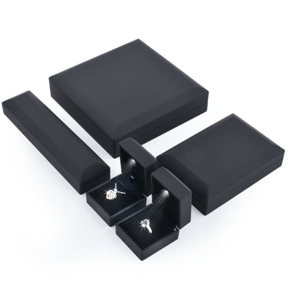12PCS Popular-Selling Black Square Shaped Led Jewelry Boxes