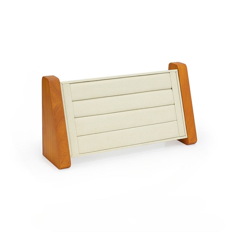 2-Way Wooden Ring Display Stand Vertical & Horizontal