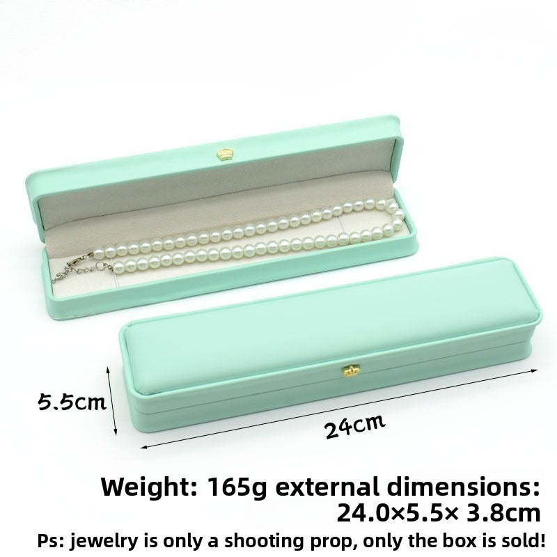 Crown Waist PU Jewelry Box
