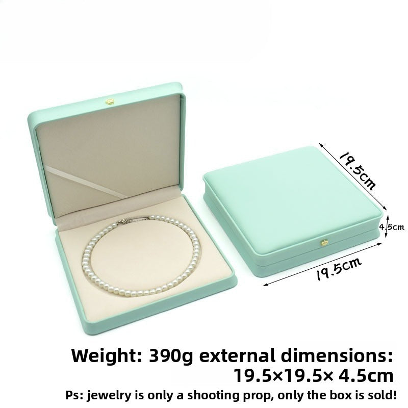 Crown Waist PU Jewelry Box