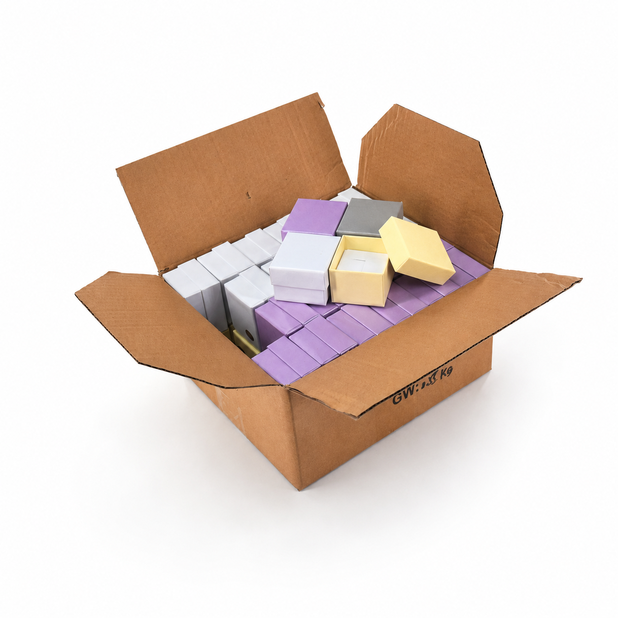 cardboard cotton open