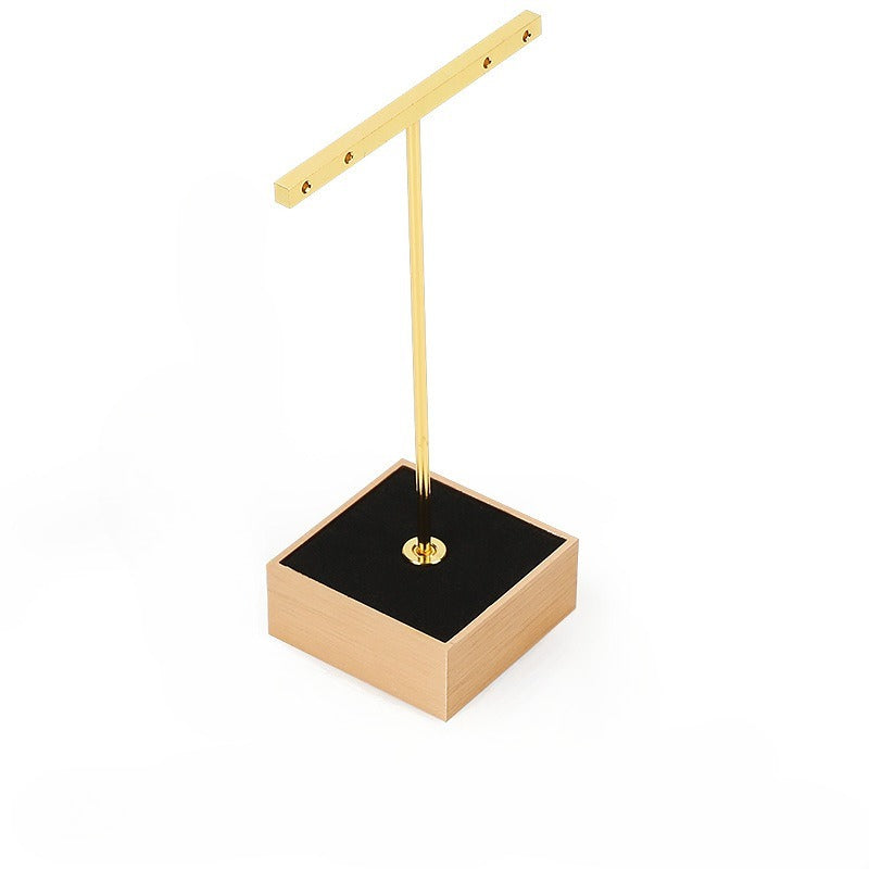 Black Microfiber Jewelry Display Stand