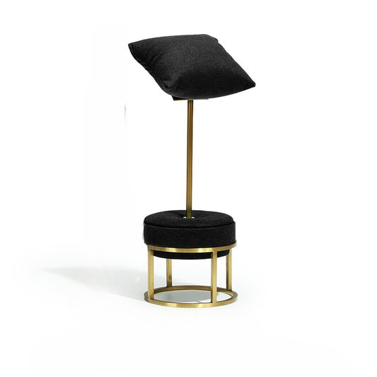 Black Microfiber Jewelry Display Stand for Earrings & Bracelets | High-End Retail Display