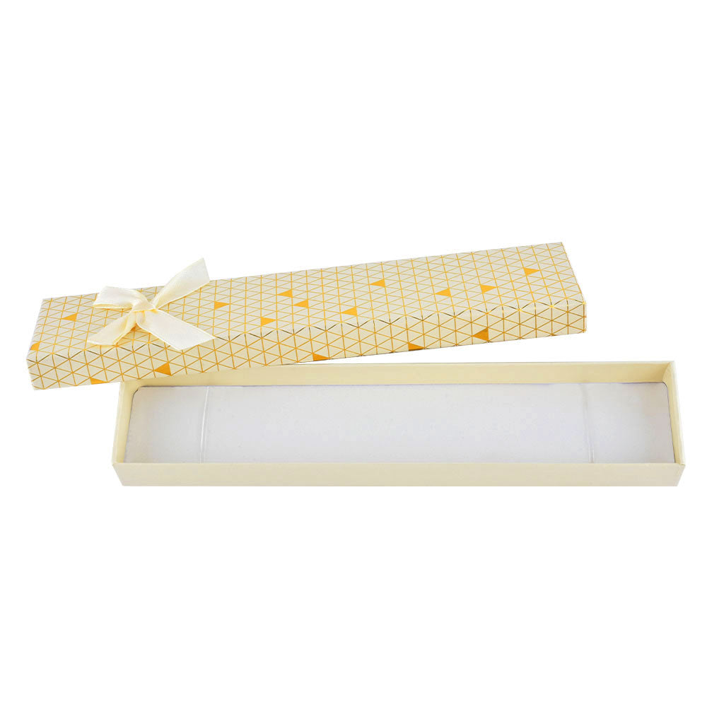 12 PCS (B1582-X1) Fashion Cardboard 6 Color Bracelet Jewelry Box With Bow Tie