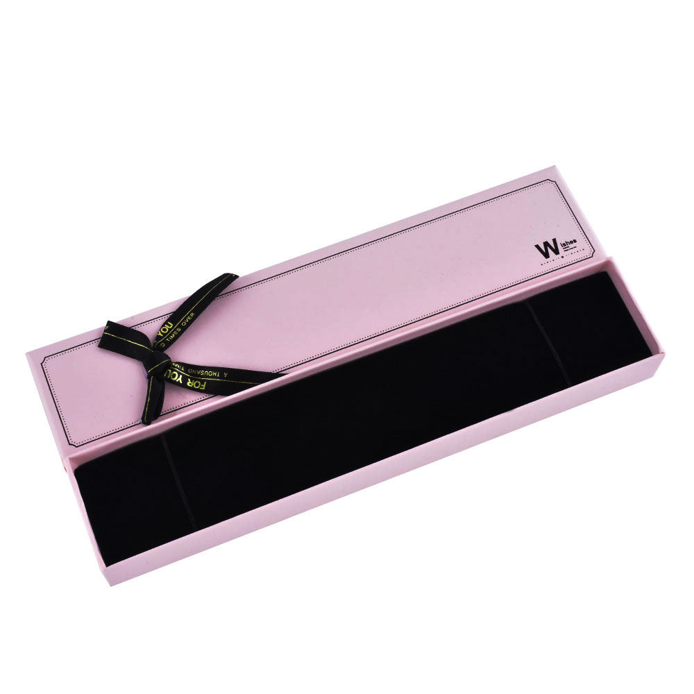 12 PCS (B1582-X7) Fashion 6 Colors Necklace Boxes with Ribbon
