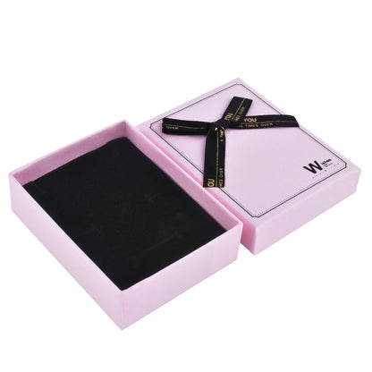 12 PCS (B1534-X7) Fashion 6 Colors Pendant Earring Necklace Boxes with Ribbon