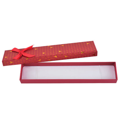 12 PCS (B1582-X1) Fashion Cardboard 6 Color Bracelet Jewelry Box With Bow Tie