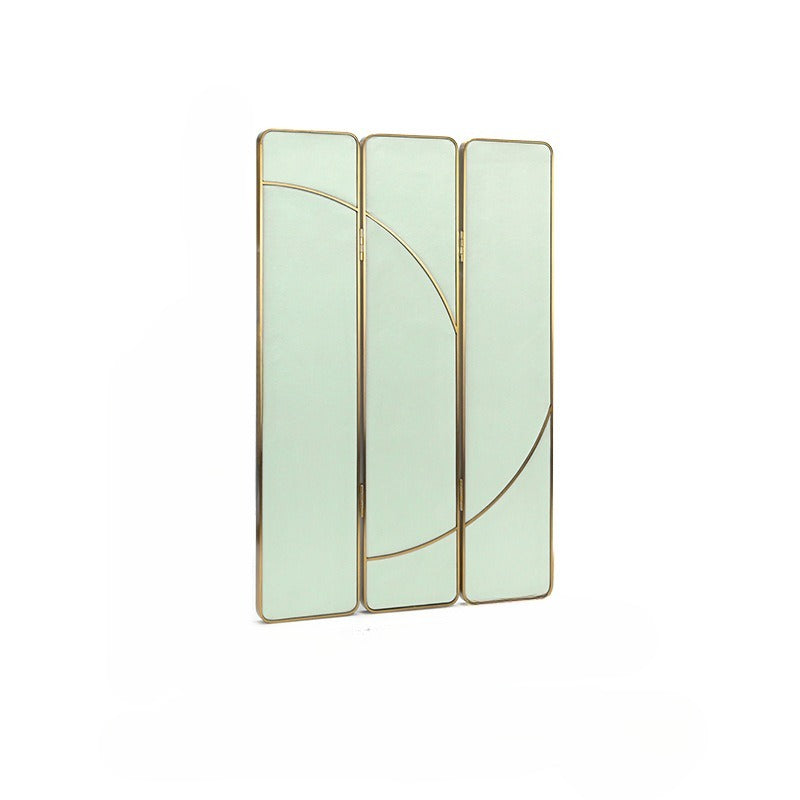 Light Green Velvet Jewelry Display Set with Gold Metal Base - Complete Stand for Necklaces, Earrings, Rings & Bracelets