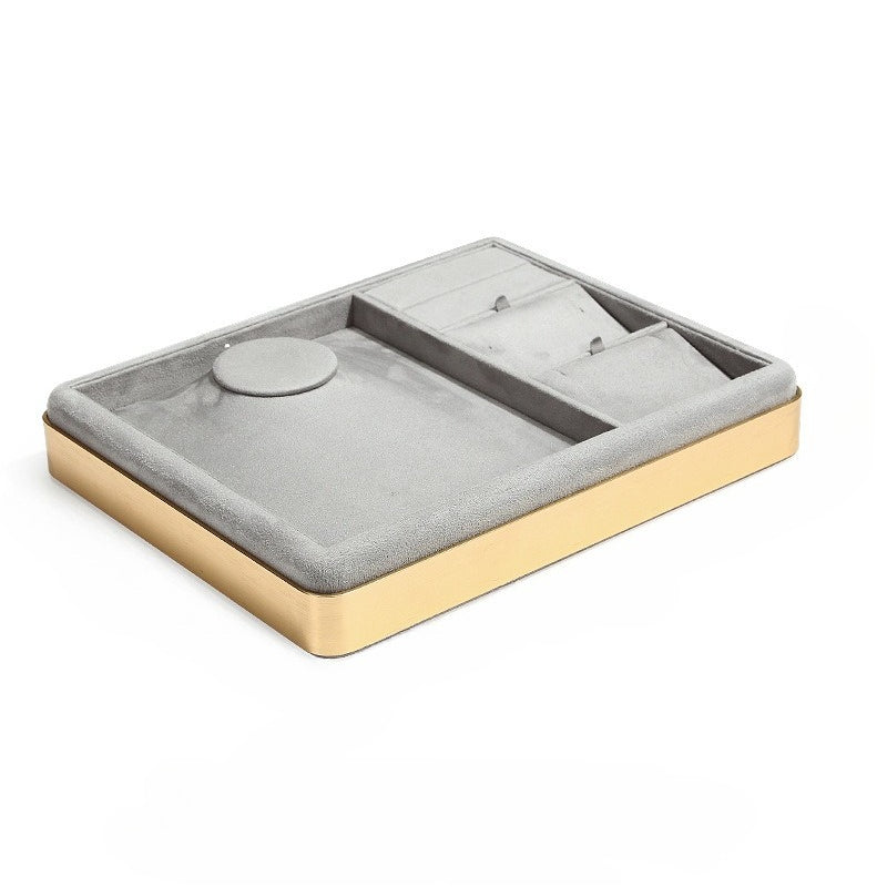 Metal Jewelry Display Tray for Necklaces, Rings & Pendants