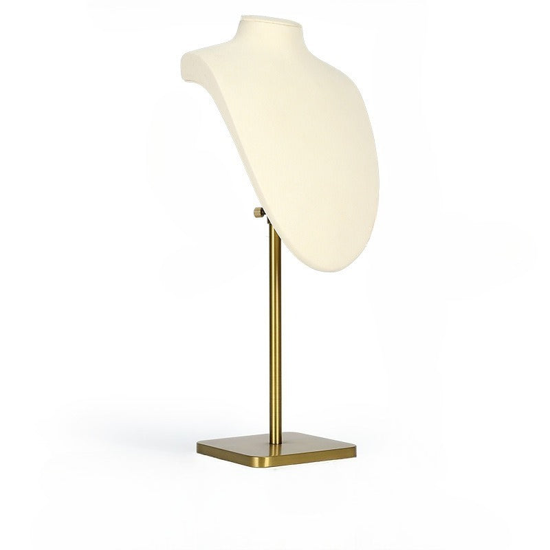 Premium Metal Necklace Display Bust for Jewelry Showcase