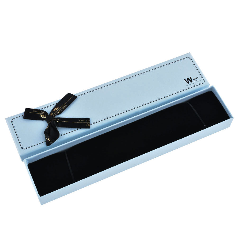 12 PCS (B1582-X7) Fashion 6 Colors Necklace Boxes with Ribbon