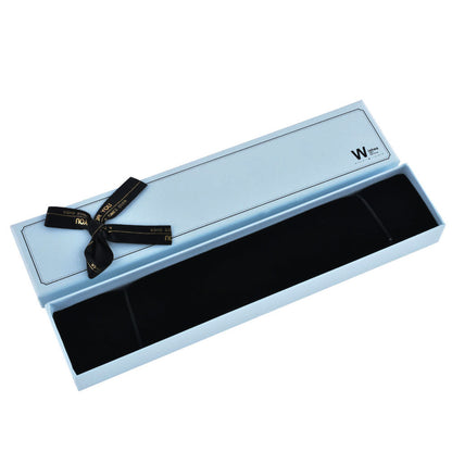 12 PCS (B1582-X7) Fashion 6 Colors Necklace Boxes with Ribbon