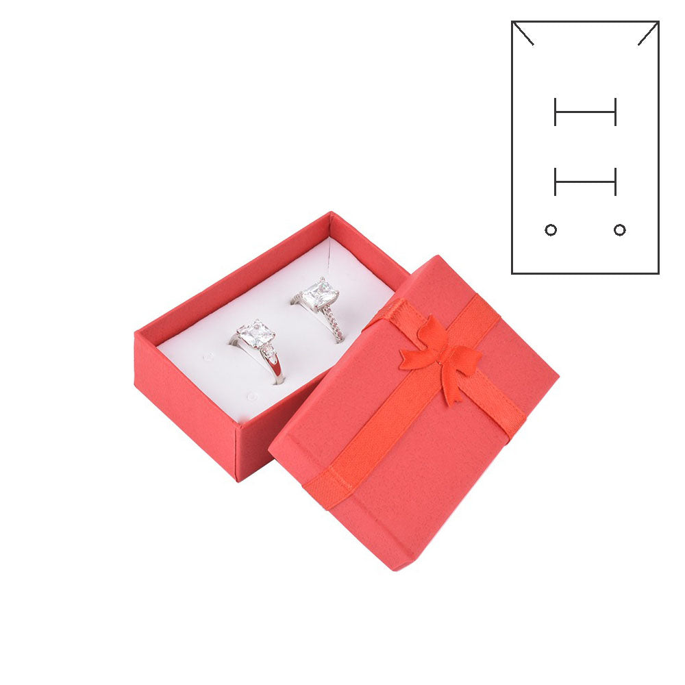 24Pcs (B10-32-R) Red Fashion Earring  Boxes