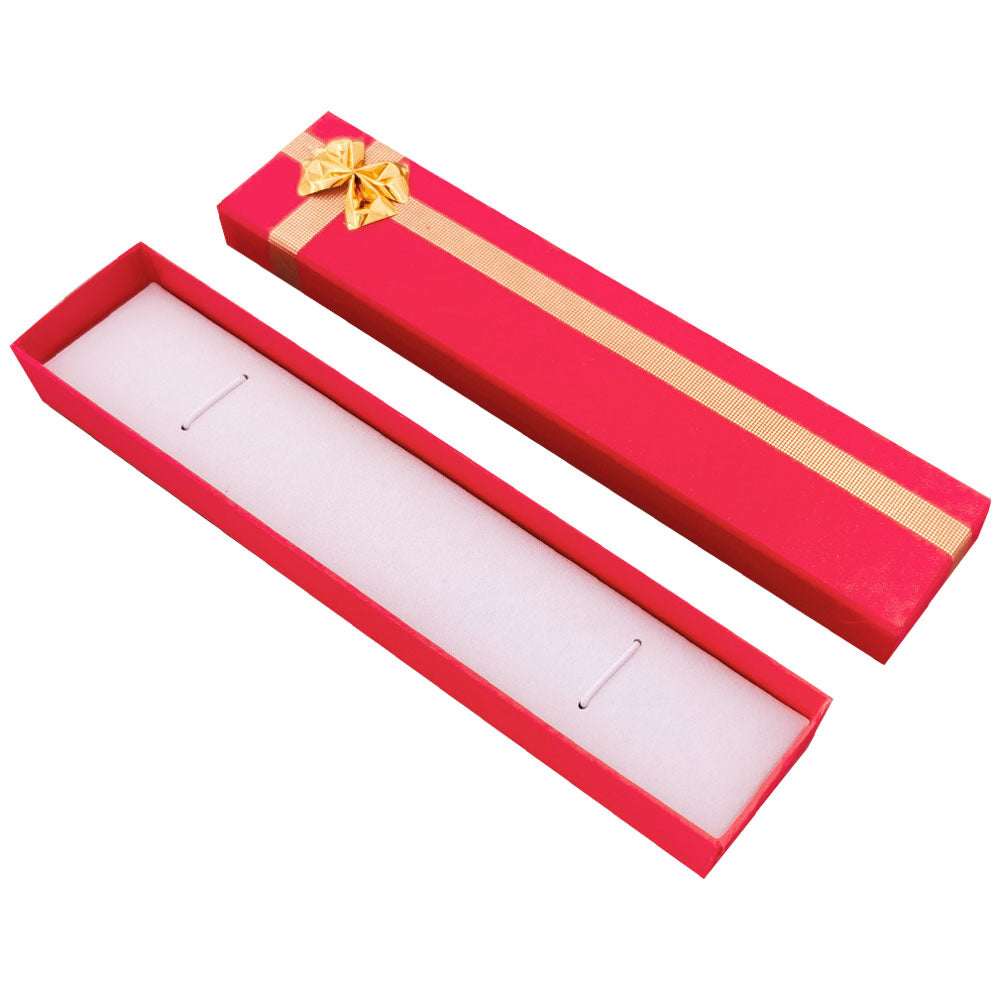 B09 Fashion Red Cardboard Jewelry Boxes