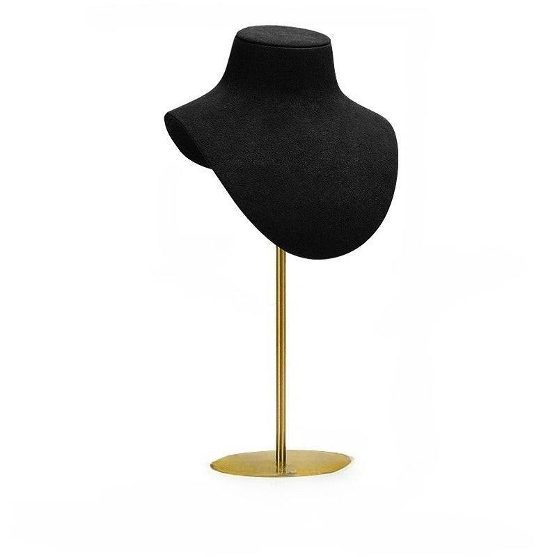 Black Microfiber Jewelry Display Stand for Earrings & Bracelets | High-End Retail Display