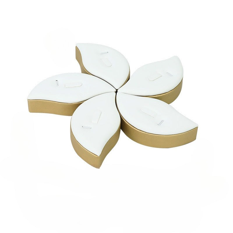 Leather Ring Display Stand, Premium Jewelry Ring Holder for Live Sales
