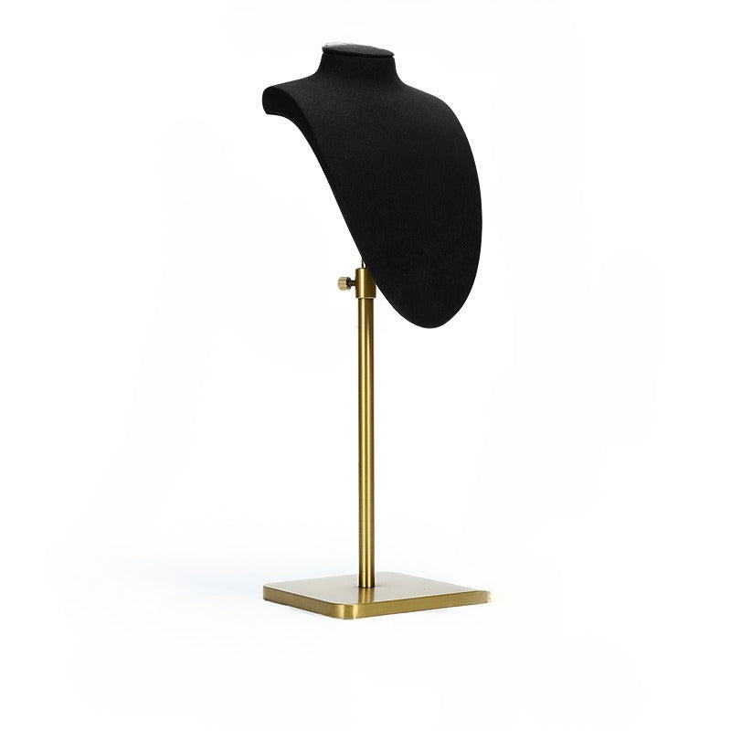 Premium Metal Necklace Display Bust for Jewelry Showcase