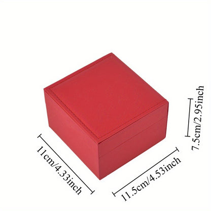 4 1/2’*4 3/8’’*3’’  Red Single Watch Boxes