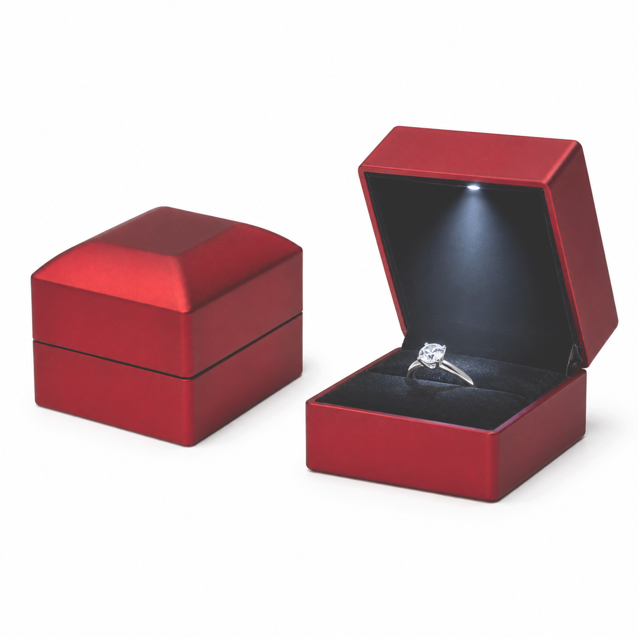 red black velvet open