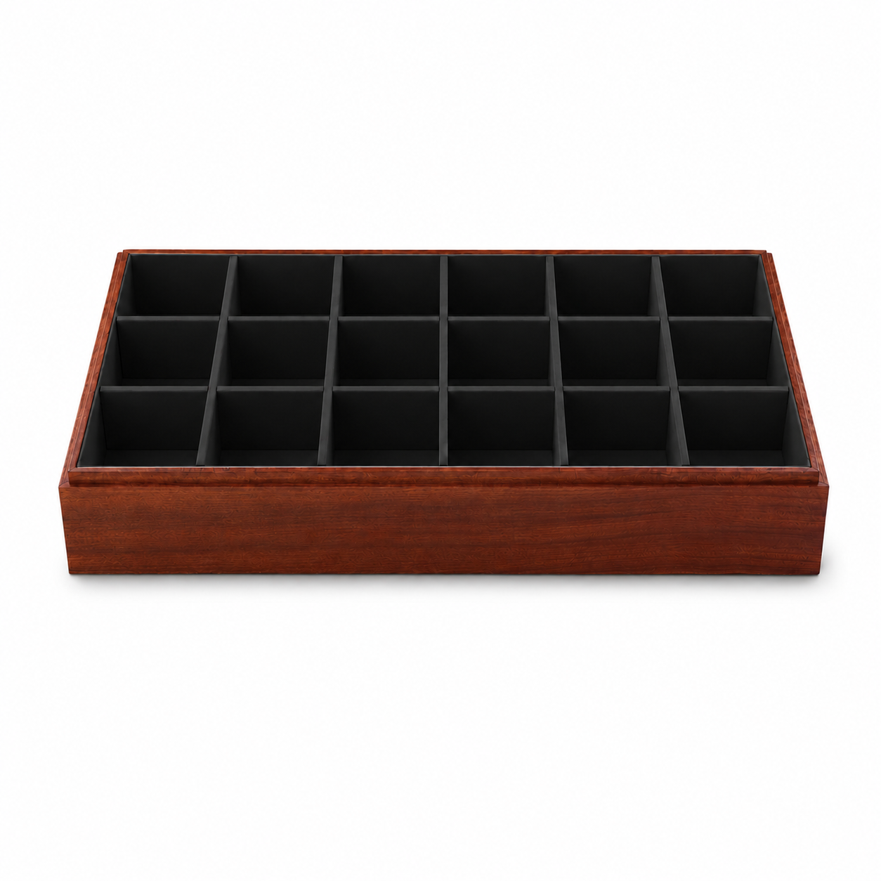 black wooden open