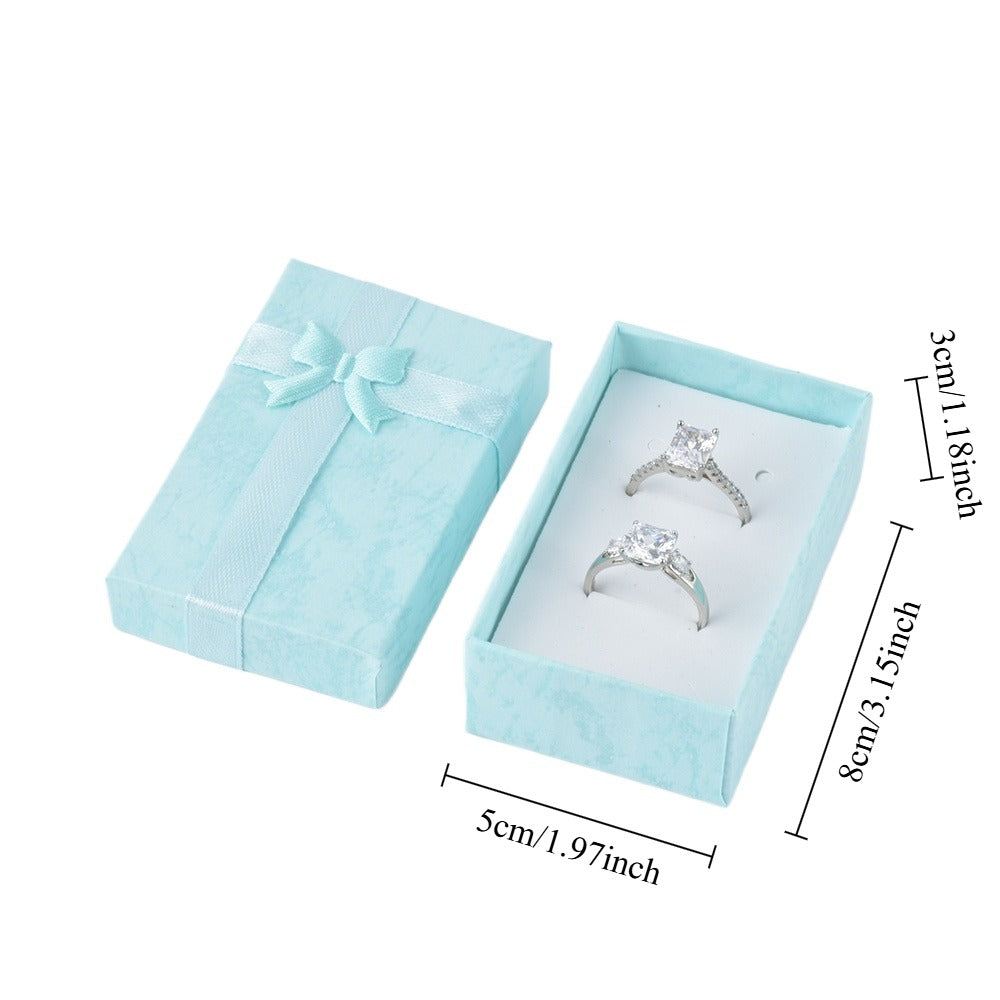 24Pcs (B10-32-BA) Baby Blue Fashion Earring  Boxes
