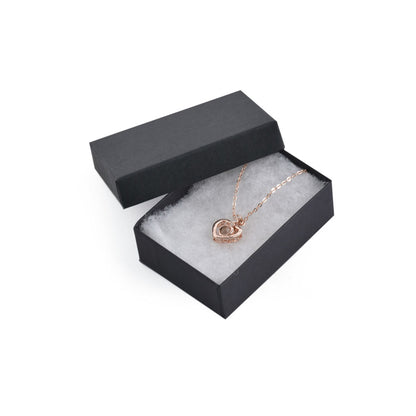 100PCS BX2732BK Black Cotton Filled Boxes, Size：3 1/4* 2 1/4*1 inch