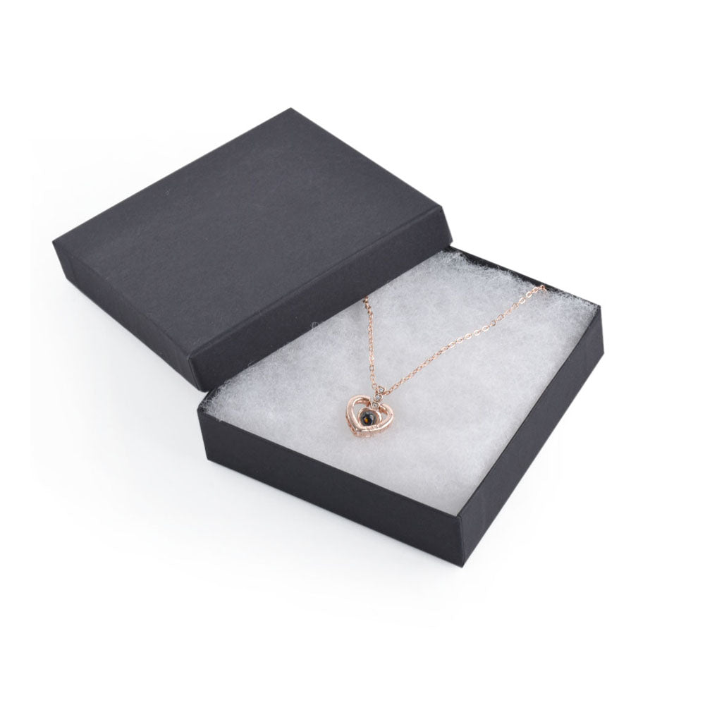 100PCS BX2733BK Black Cotton Filled Boxes, Size：3 1/2*3 1/2*1 inch