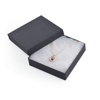 100PCS BX2733BK Black Cotton Filled Boxes, Size：3 1/2*3 1/2*1 inch